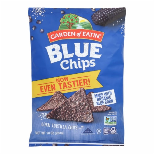Garden of Eatin Blue Corn Tortilla Chips Perspective: front