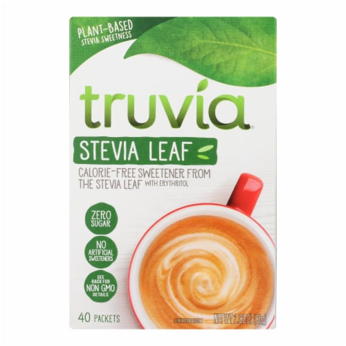 Truvia - Sweetener Natural - Case of 12 - 40 CT Perspective: front