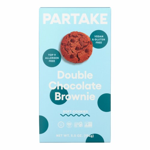 Partake Foods - Cookies Sft Baked Double Chocolate - Case of 6-5.5 OZ Perspective: front