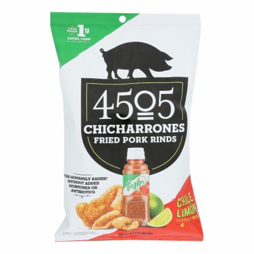 4505 Chile Limon Fried pork Rinds Perspective: front