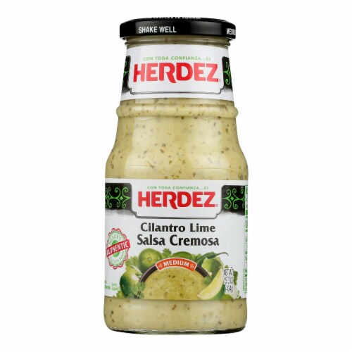 Herdez - Salsa Lime Cilantro Cream - Case of 6-15.3 OZ Perspective: front
