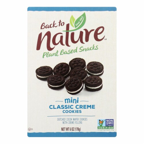 Back To Nature - Cookies Mini Clssc Cream - Case of 6-6 OZ Perspective: front