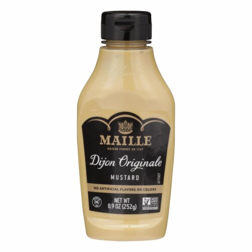 Maille - Mustard Original Dijon Squeeze - Case of 6 - 8.9 FZ Perspective: front
