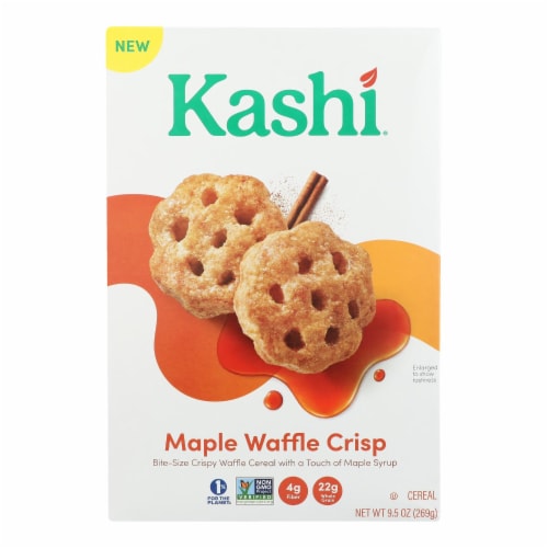 Kashi - Cereal Maple Waffle Crisp - Case of 8-9.5 OZ Perspective: front