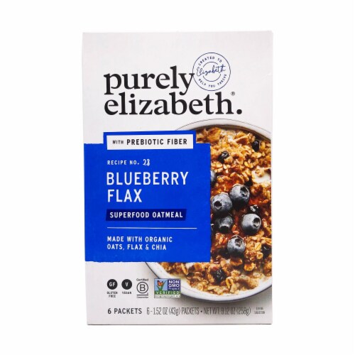 Purely Elizabeth - Oatmeal Blueberry Flx 6 Pack - Case of 6-9.12 OZ ...