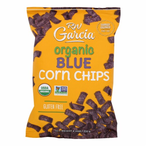 R w garcia organic blue corn chips 12 ct 8 25 oz kroger