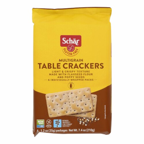 Schar - Crackers Multigrn Table - Case of 5-7.4 OZ Perspective: front