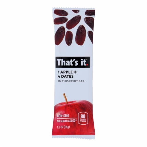 That's It Apple + Date Fruit Bars, 12 ct / 1.2 oz - Foods Co.