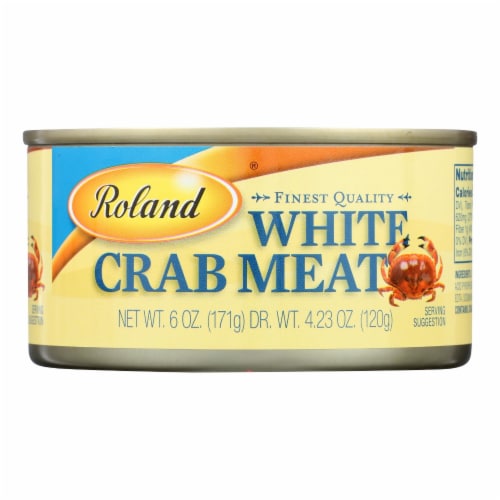 Roland Finest Quality White Crab Meat - 1 Each - 6 OZ Perspective: front