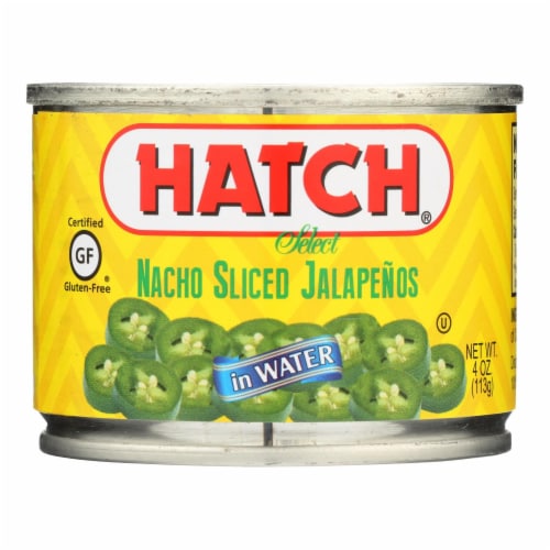 Hatch Chili Hatch Nacho Sliced - Jalapenos - Case of 12 - 4 oz. Perspective: front