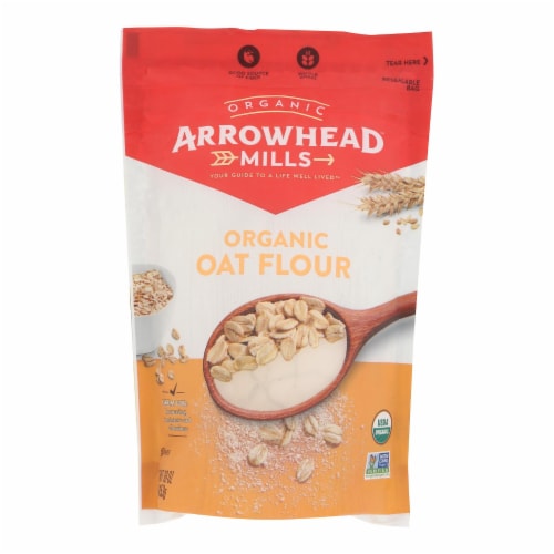 Arrowhead Mills Organic Oat Flour Case of 6 16 oz., 6 case / 16
