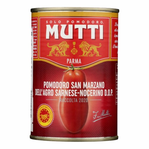 Mutti San Marzano Pdo Whole Peeled Tomatoes - Case of 6 - 14 OZ Perspective: front