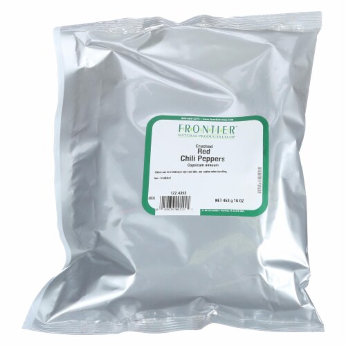 Frontier Herb Red Chili Pepper Flakes - Single Bulk Item - 1LB Perspective: front
