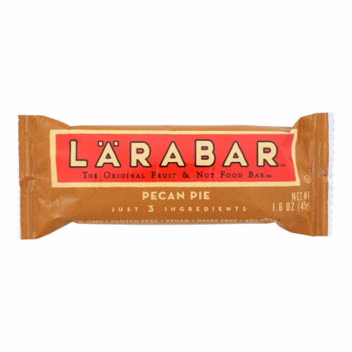 LaraBar - Pecan Pie - Case of 16 - 1.6 oz Perspective: front