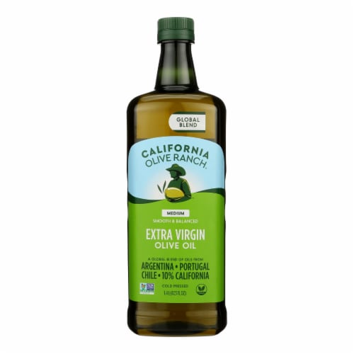 California Olive Ranch Olive Oil - Extract Virgin - Chef Size - Case of 6 - 47.3 fl oz Perspective: front