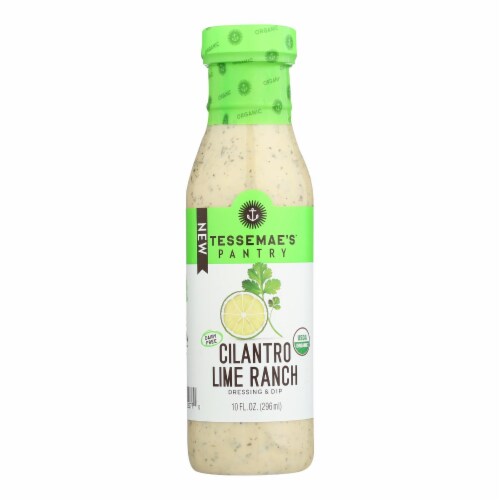Tessemae - Cilantro Lime Ranch Dressing - Case of 6 - 10 fl oz Perspective: front