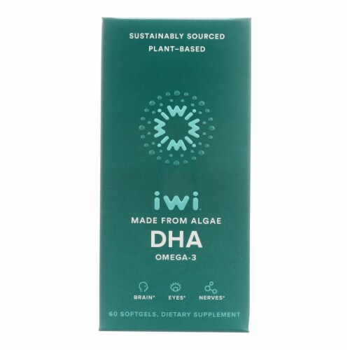 Iwi - Supp Algae Dha - EA of 1-60 SGEL Perspective: front