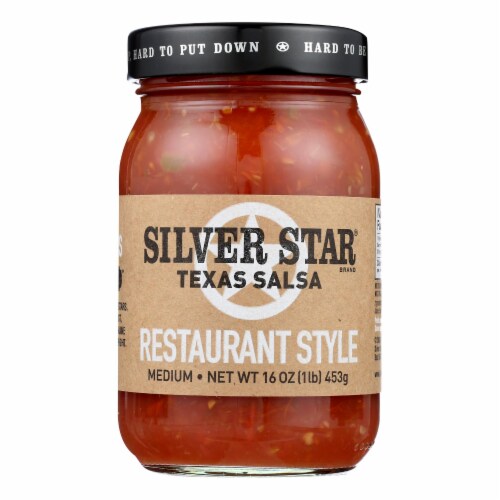 Silver Star - Salsa Restaurant Style - Case of 6 - 16 OZ Perspective: front