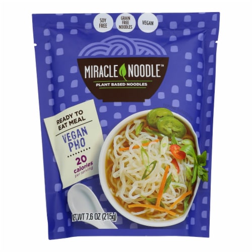 Miracle Noodle - Rte Meal Vegan Pho - Case of 6-7.6 OZ Perspective: front