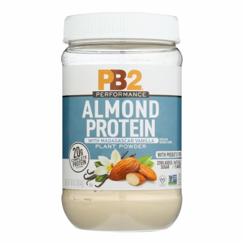 Pb2 - Almond Protein Powder W/van - Case of 6-16 OZ Perspective: front