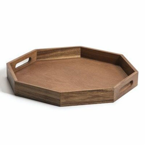Octagon Serving Tray - 17 Perspective: front