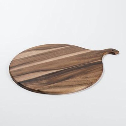 Acacia Wood Cutting/ Charcuterie Board - Large Round Perspective: front