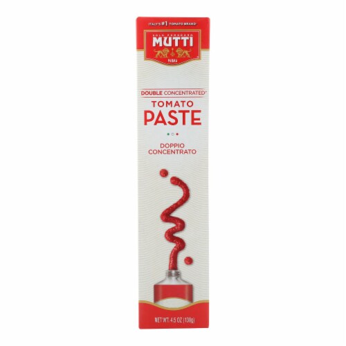 Mutti, Double Concentrated Tomato Paste - Case of 12 - 4.5 oz. Perspective: front
