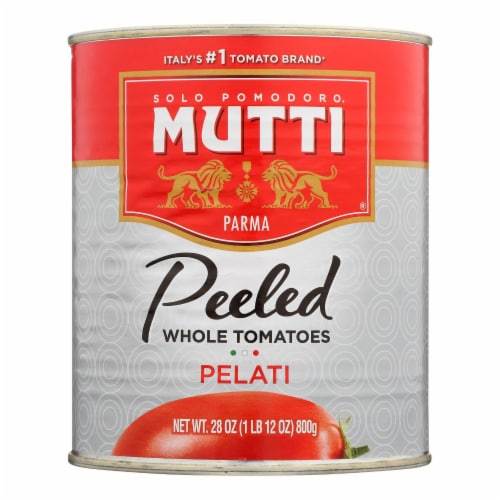 Mutti, Peeled Tomatoes - Case of 12 - 28 oz. Perspective: front