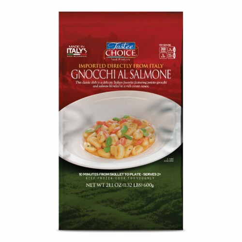 Choice Canning Co. Gnocchi Al Salmone Skille Perspective: front