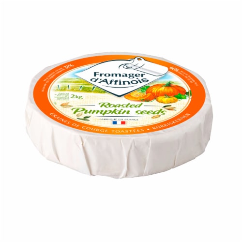 Fromager d' Affinois Roasted Pumpkin Seed Brie Cheese Perspective: front