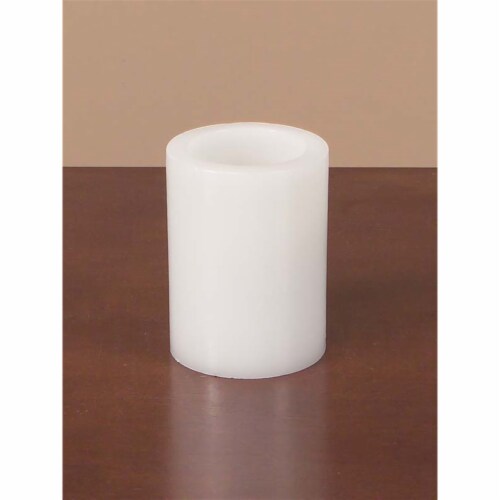 LED Wax Pillar Candle (Set of 6) 3 Dx4 H Wax/Plastic - 2 C Batteries Not Incld. Perspective: front