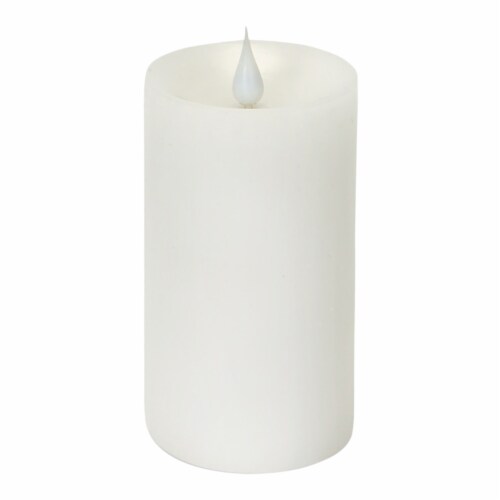 Simplux LED Pillar Candle w/Moving Flame (Set of 2)  3 D x 5 H Perspective: front