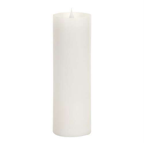Simplux LED Pillar Candle w/Moving Flame (Set of 2)  3 D x 9 H Perspective: front