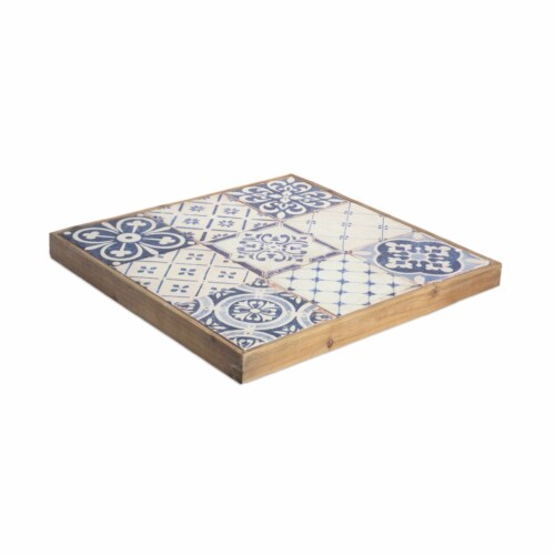 Tray 18.5 D Wood Perspective: front