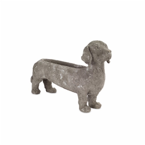 Melrose International  Dachshund Planter - Set of 2 Perspective: front