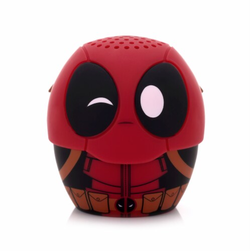 Bitty Boomer Deadpool Bluetooth Speaker Perspective: front