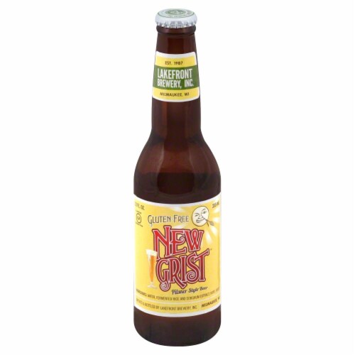 Lakefront Brewery New Grist Beer Perspective: front