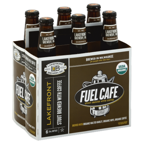 Lakefront Organic Fuel Cafe Stout Perspective: front