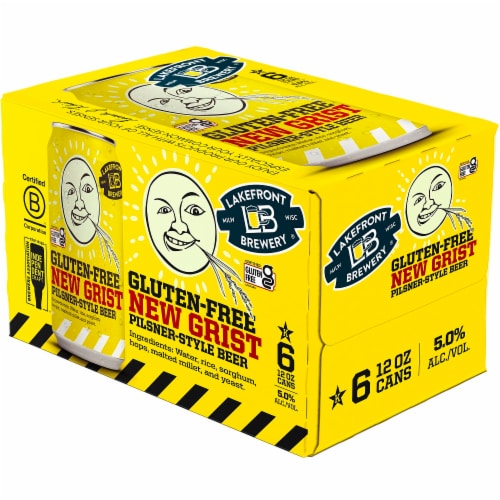 Lakefront Brewery New Grist Pilsner Style Beer Perspective: front