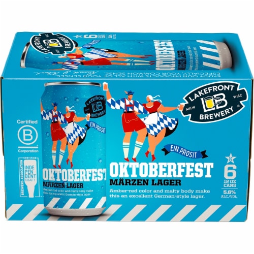 Lakefront Brewery Oktoberfest Lager Perspective: front