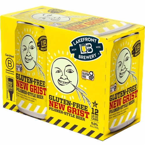 Lakefront Brewery New Grist Pilsner Beer Perspective: front