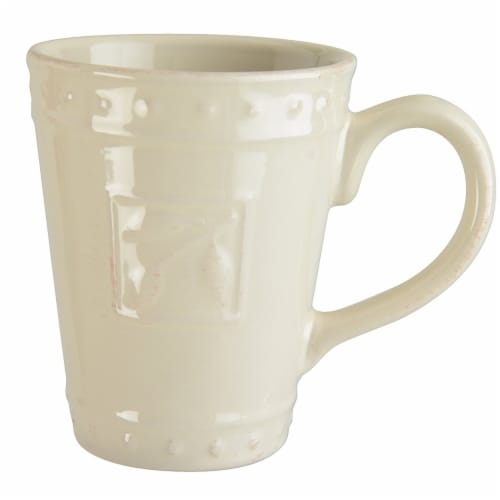 Sorrento Ivory Mugs, Set of 4 Perspective: front
