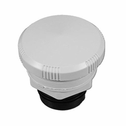 1 in. Plumbing Air Control, White Perspective: front