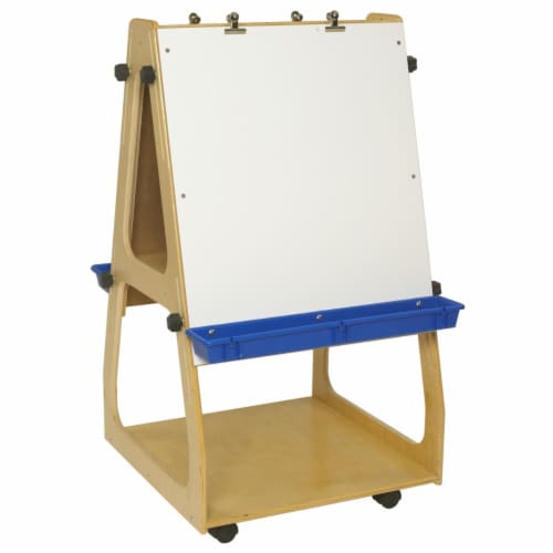 43.62 x 24 x 24 in. Adjustable Mobile Art Easel Perspective: front