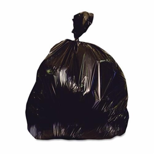 Low Density Repro Black Can Liner Perspective: front