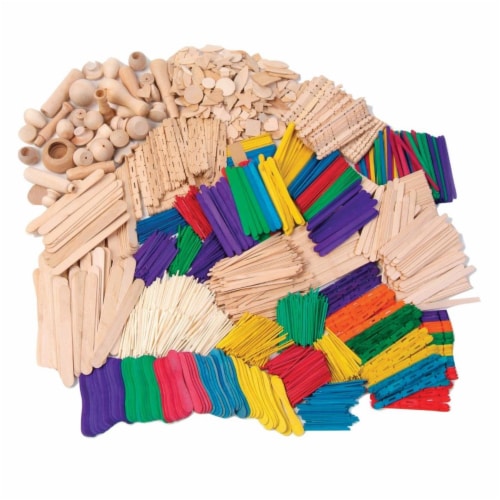 Wood Craft Activity Kit With Guide Book Perspective: front