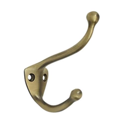 Coat & Hat Hook, Antique Perspective: front