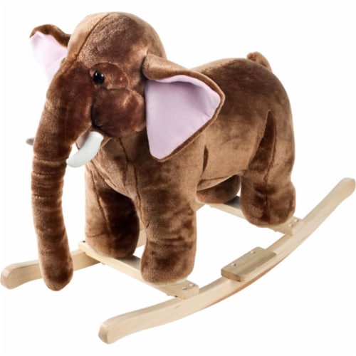 Plush Rocking Mo Mammoth with Sounds Perspective: front