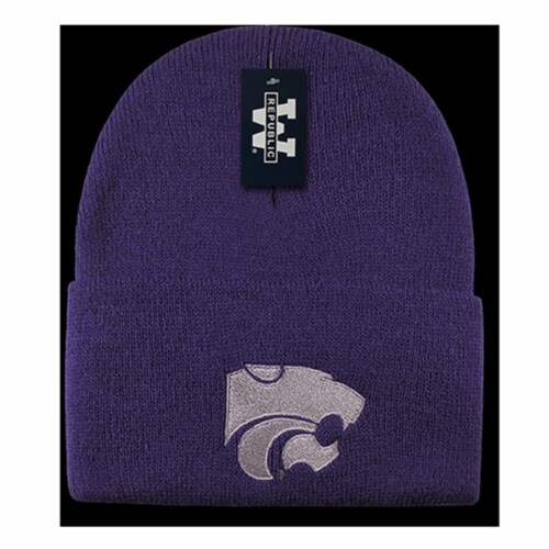 The Trainer Beanies Kansas State University&#44; Purple Perspective: front