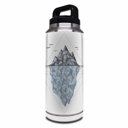 DecalGirl Y36-BERG Yeti Rambler 36 oz Bottle Skin - Iceberg Perspective: front